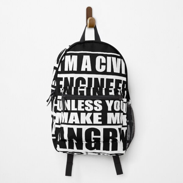 Item preview, I'm A Civil Engineer Unless You Make Me Angry - Funny Engineering designed and sold by TravelScientist.