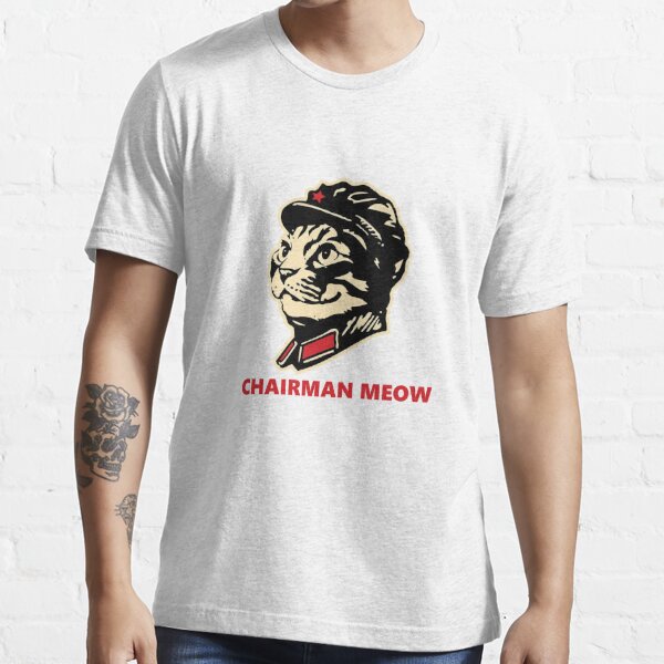 Chairman Mao Meow cat meme China Essential T-Shirt