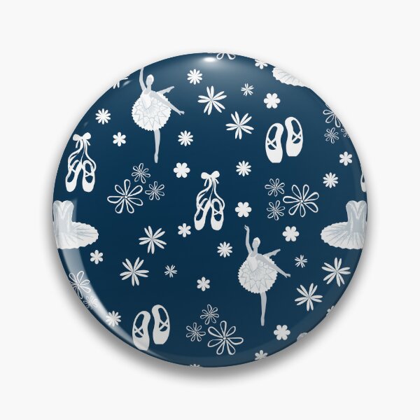 Item preview, Ballerina Tutu And Floral Patterns Winter Blue designed and sold by BalletRina.
