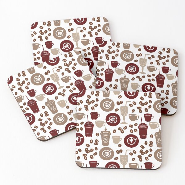 Item preview, Coffee Lover Pattern 2 designed and sold by NobleForte.