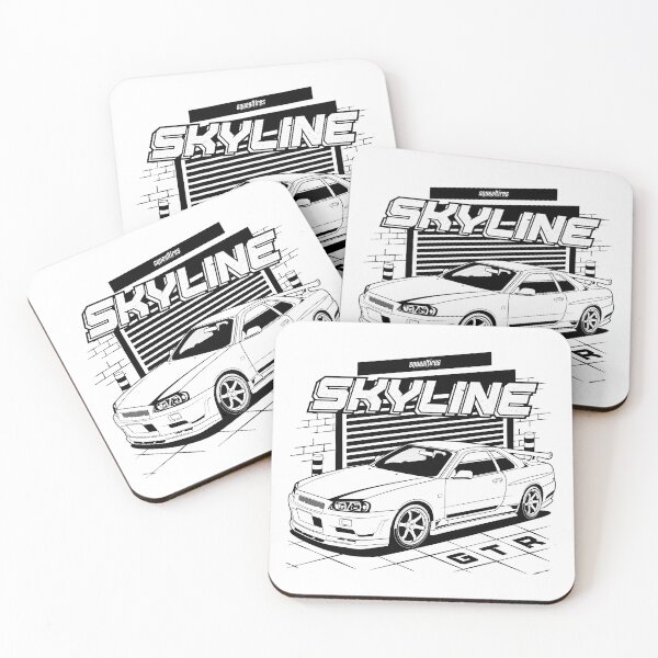 Item preview, Skyline GTR R34 (white) designed and sold by squeal tires.