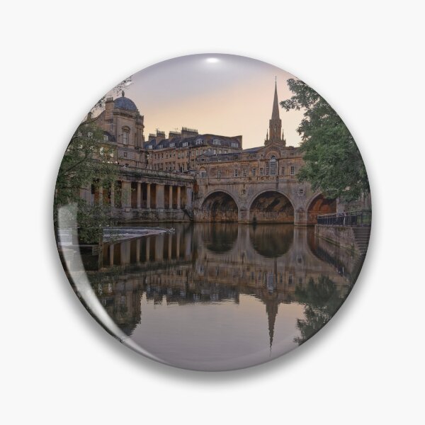 Item preview, Pink Clouds reflected in the River Avon at Pulteney Bridge Bath designed and sold by duncan1980uk.