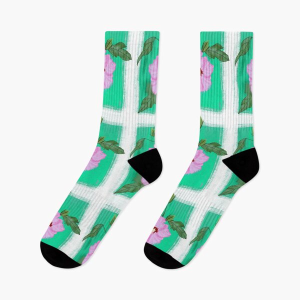 Item preview, Hollyhock flower designed and sold by Chillateez.