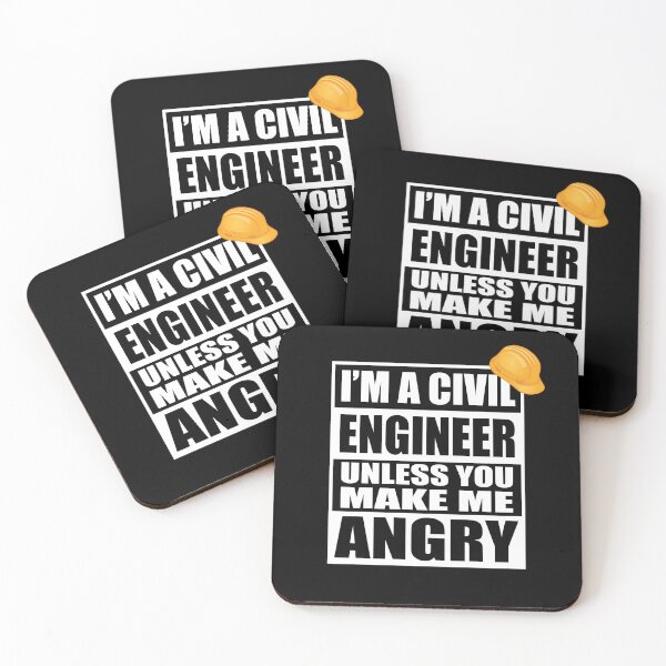 Item preview, I'm A Civil Engineer Unless You Make Me Angry - Funny Engineering designed and sold by TravelScientist.