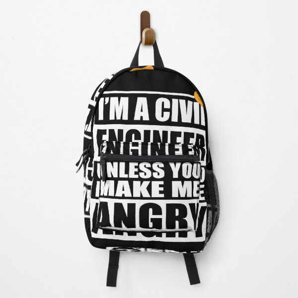 Item preview, I'm A Civil Engineer Unless You Make Me Angry - Funny Engineering designed and sold by TravelScientist.
