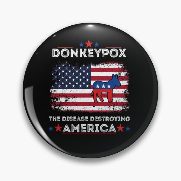 Item preview, Funny Anti Biden Donkey Pox The Disease Destroying America  designed and sold by aimed2.