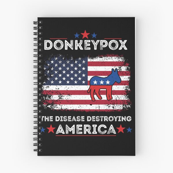 Item preview, Funny Anti Biden Donkey Pox The Disease Destroying America  designed and sold by aimed2.