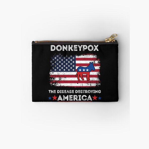Item preview, Funny Anti Biden Donkey Pox The Disease Destroying America  designed and sold by aimed2.