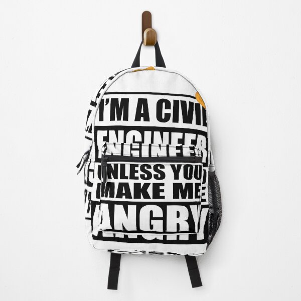 Item preview, I'm A Civil Engineer Unless You Make Me Angry - Funny Engineering designed and sold by TravelScientist.