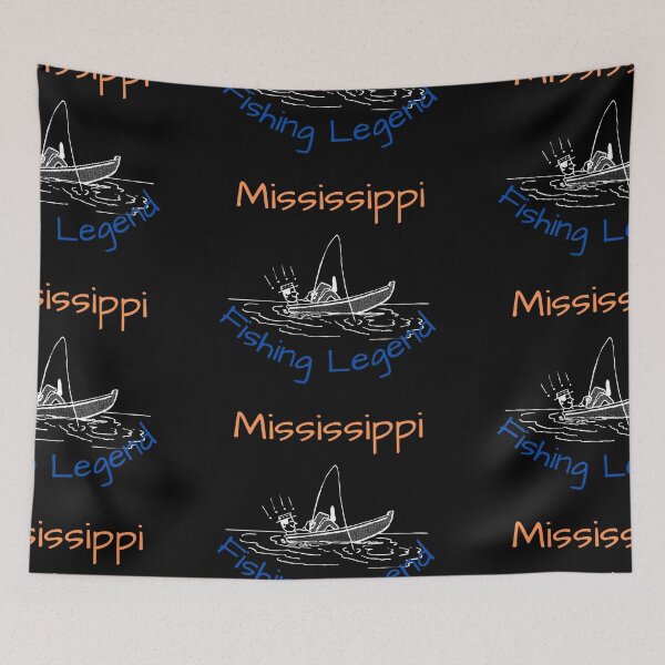 Item preview, Mississippi Fishing Legend Outdoor Wale Redfish Bass Lake Fish designed and sold by Yakisha Gates.