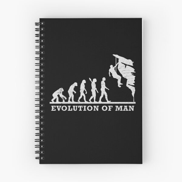 Item preview, Rock Climbing Funny Evolution of Man designed and sold by rafaeltto.