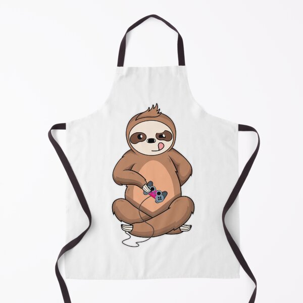 Item preview, Adorable Kawaii Gaming Sloth designed and sold by CreativeCranium.