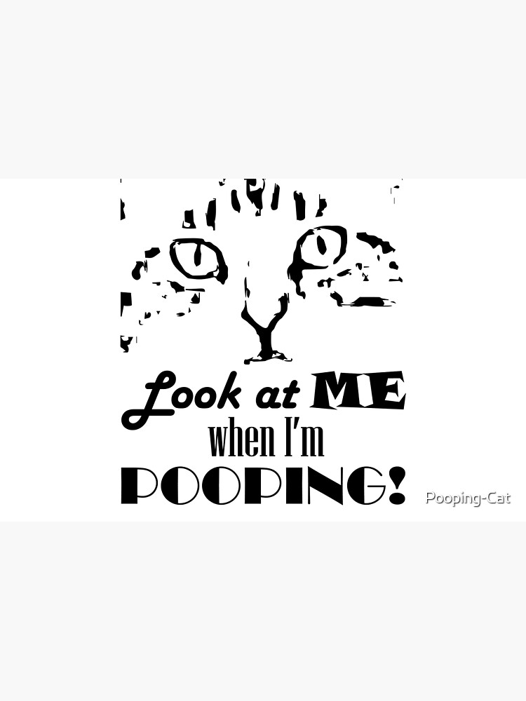 Thumbnail 4 of 4, Zipper Pouch, Look at me when I'm pooping! designed and sold by Pooping-Cat.
