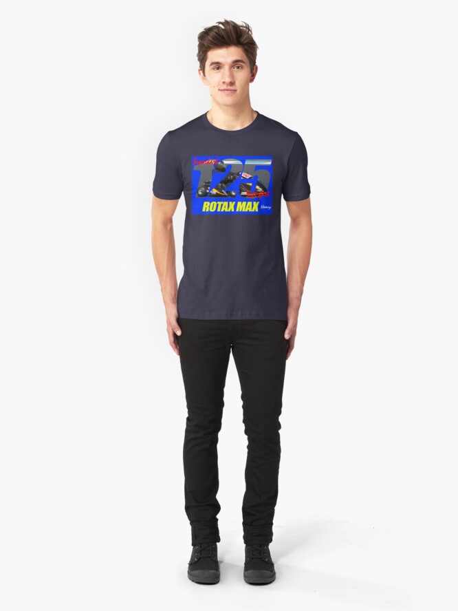 Alternate view of Superkart 125 Rotax Max Heavy Slim Fit T-Shirt