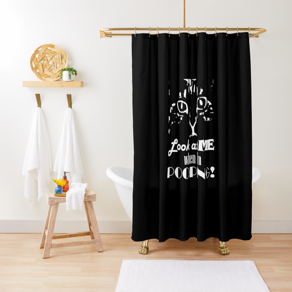 Item preview, Shower Curtain designed and sold by Pooping-Cat.