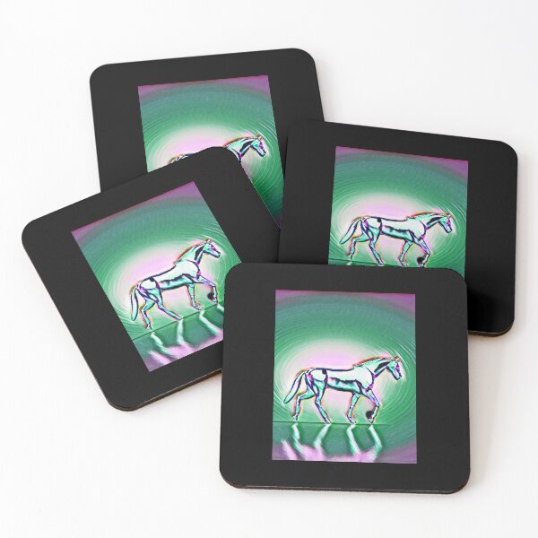 Item preview, Mustang Galloping Colorful Background designed and sold by teewearstyle.