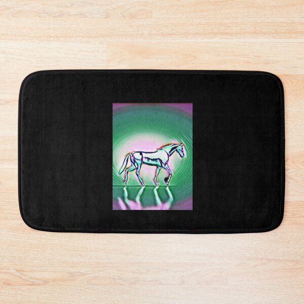 Item preview, Mustang Galloping Colorful Background designed and sold by teewearstyle.