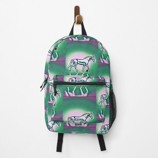 Item preview, Mustang Galloping Colorful Background designed and sold by teewearstyle.