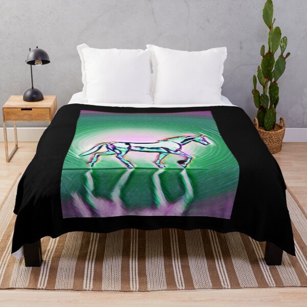 Item preview, Mustang Galloping Colorful Background designed and sold by teewearstyle.