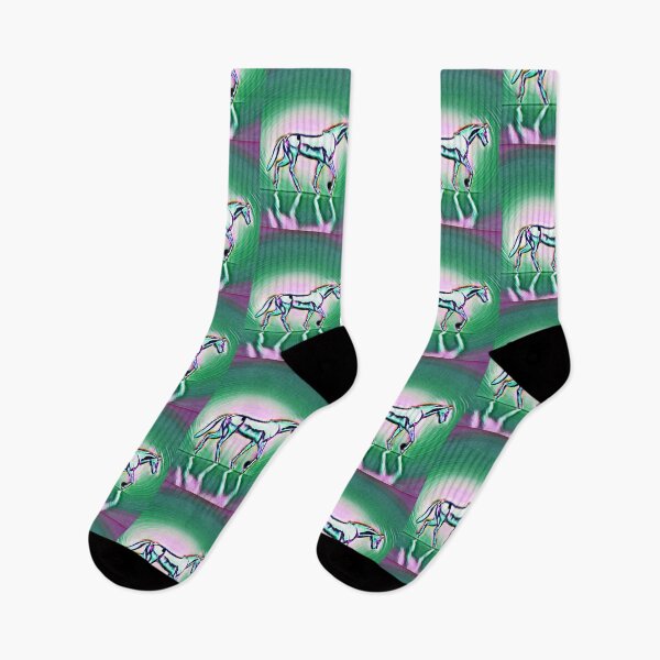 Item preview, Mustang Galloping Colorful Background designed and sold by teewearstyle.