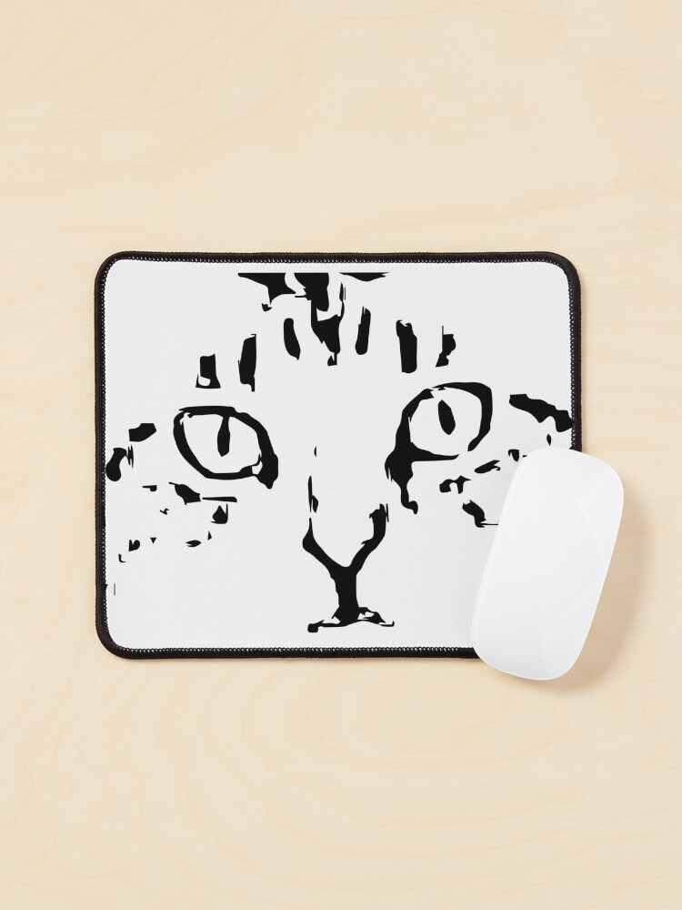 Thumbnail 1 of 5, Mouse Pad, Pooping Cat designed and sold by Pooping-Cat.