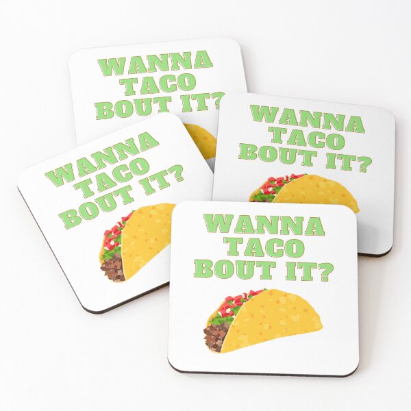 Item preview, Wanna Taco Bout It? designed and sold by Wolf-Bird-Nest.