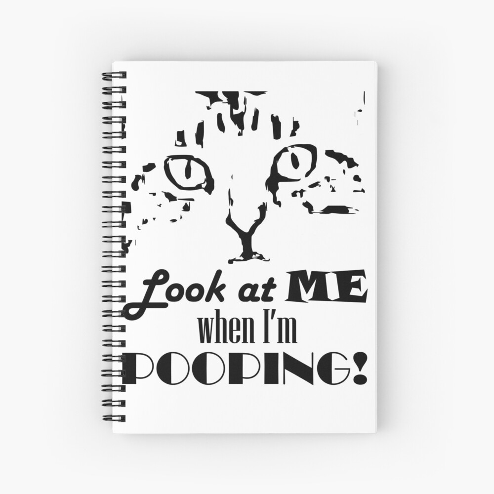 Item preview, Spiral Notebook designed and sold by Pooping-Cat.