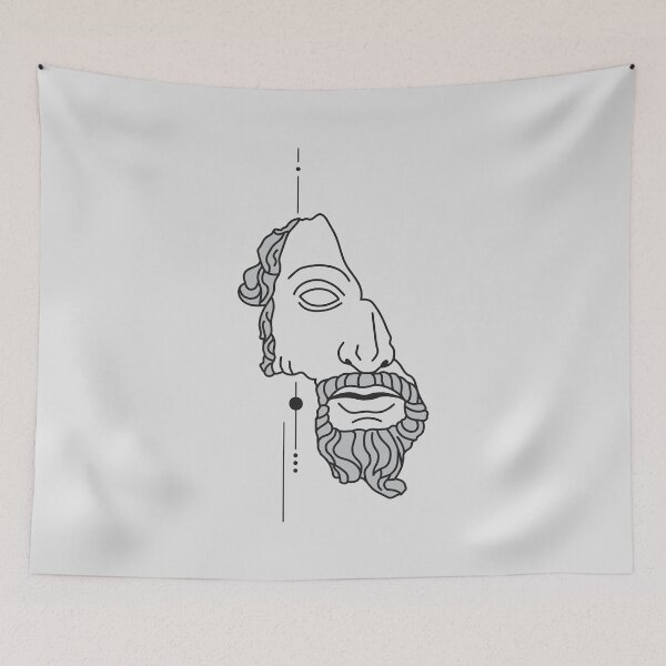 Item preview, Marcus Aurelius - Stoic Caesar - The happiness of your life depends on the quality of your thoughts..- Stoicism quote designed and sold by ArcFoundationCo.