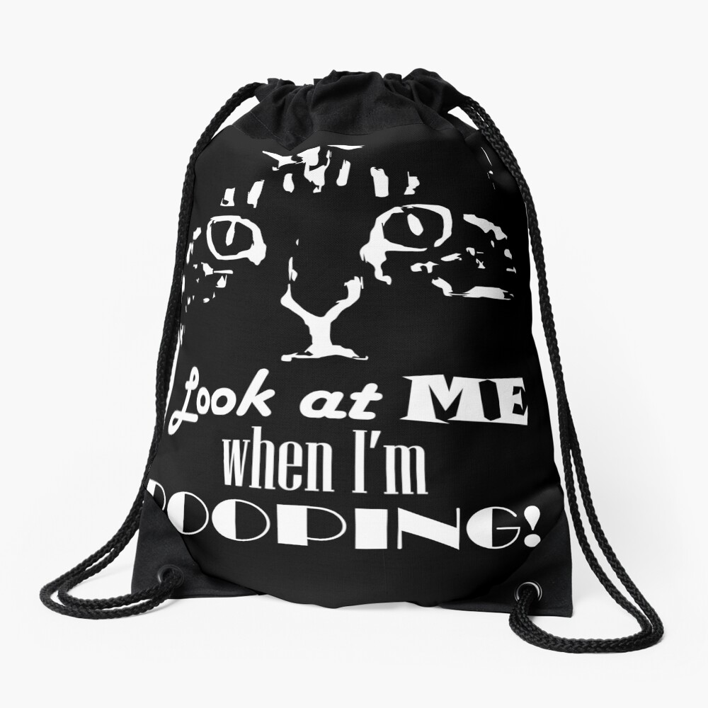 Item preview, Drawstring Bag designed and sold by Pooping-Cat.