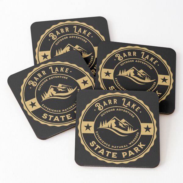 Item preview, Hip Vintage Colorado Hiking Camping Barr Lake State Park designed and sold by CattlettArt.