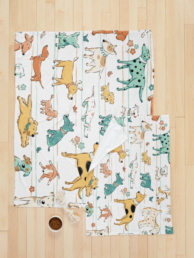 Alternate view of Dogs Dogs Dogs Pet Blanket