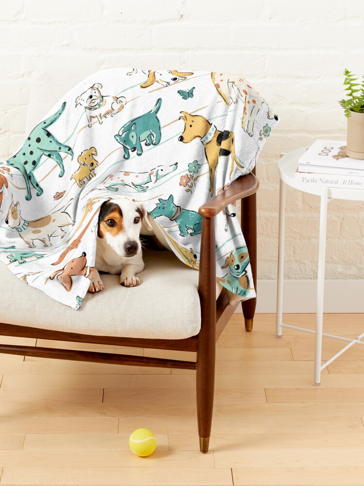 Alternate view of Dogs Dogs Dogs Pet Blanket