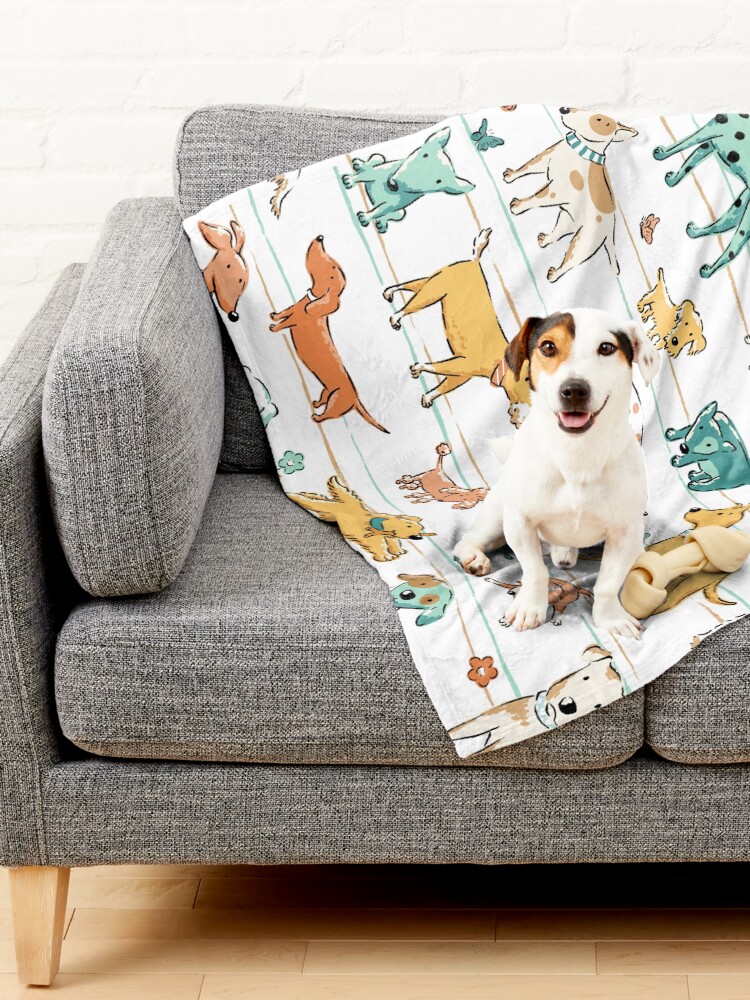 Alternate view of Dogs Dogs Dogs Pet Blanket