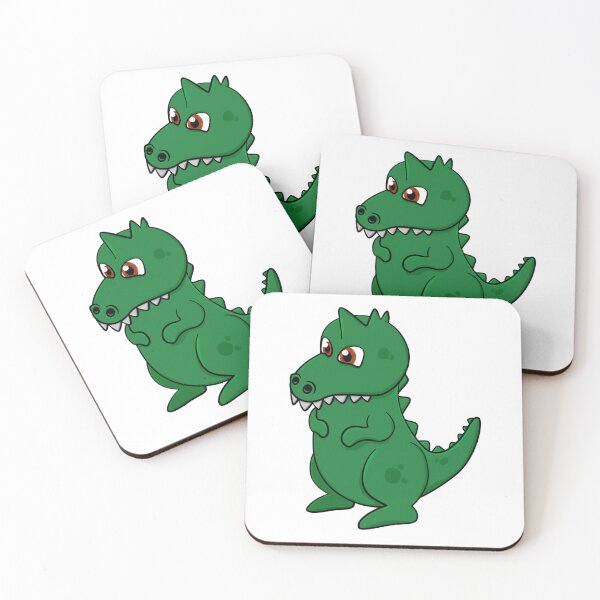 Item preview, Very Green Kawaii Dinosaur Brontosaurus designed and sold by CreativeCranium.