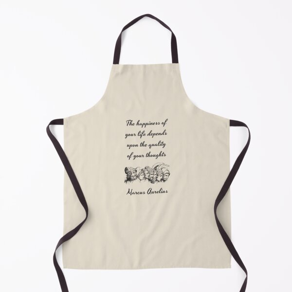 Item preview, Marcus Aurelius - Stoic Caesar - The happiness of your life depends on the quality of your thoughts..- Stoicism quote designed and sold by ArcFoundationCo.