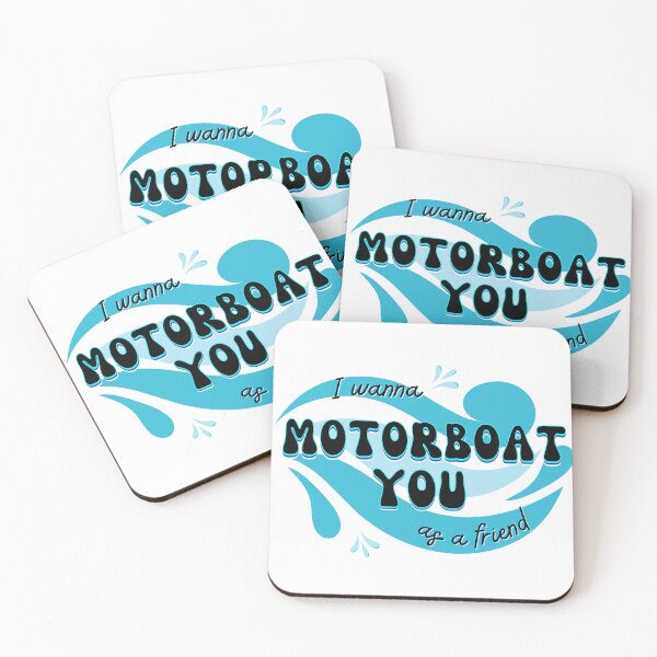Item preview, Motorboat as a Friend designed and sold by PixiesPlace.