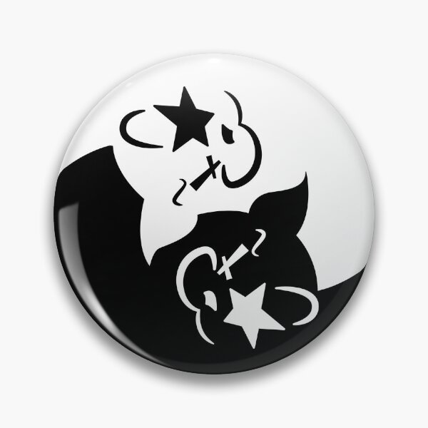 Item preview, The World Ends With You –  Gatito CAT Yin Yang Visionary Blend Pin designed and sold by kaeru.