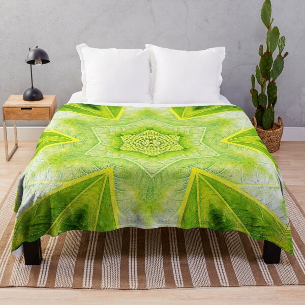 Item preview,  ABSTRACT PAINTED GEOMETRIC ART BREADFRUIT PATTERN WITH LEAVES. designed and sold by Ralek.