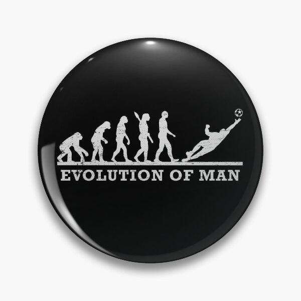 Item preview, Soccer Football Keeper Funny Evolution of Man designed and sold by rafaeltto.