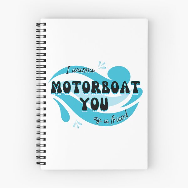 Item preview, Motorboat as a Friend designed and sold by PixiesPlace.