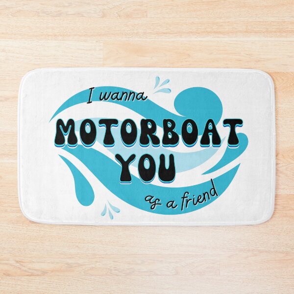 Item preview, Motorboat as a Friend designed and sold by PixiesPlace.
