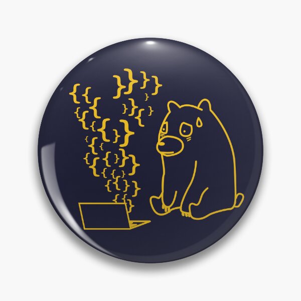 Item preview, Curly Smoke Bear designed and sold by HKN-Mu-Chapter.