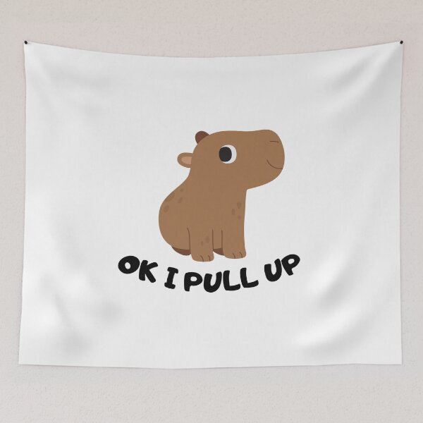Item preview, Baby Capybara - Ok I Pull Up designed and sold by SimpleUniverse.