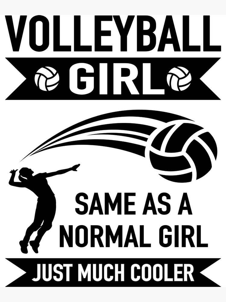 "Volleyball Girl Beach Volleyball Girls" Poster for Sale by
