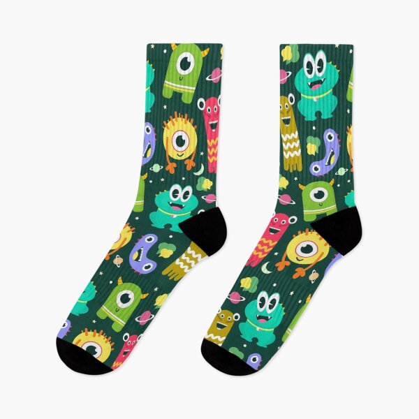 Item preview, Kids Monsters Pattern designed and sold by NobleForte.