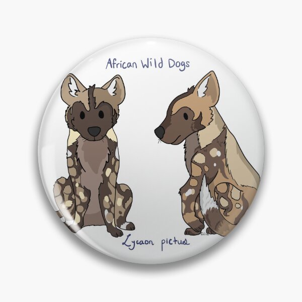 Artikelvorschau, Afrikanische Wildhunde entworfen und verkauft von Claire Doodles.