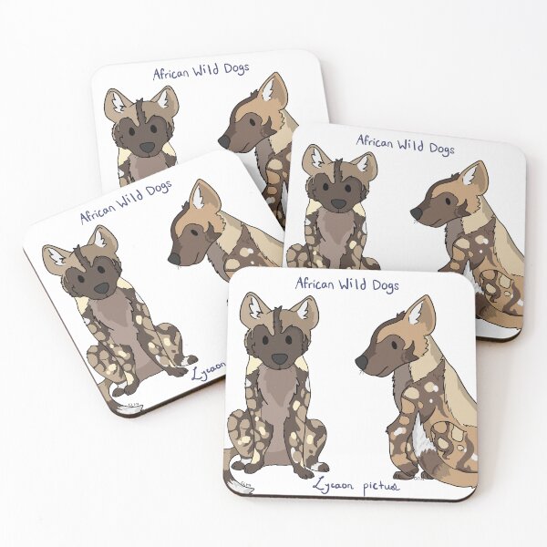 Item preview, African Wild Dogs designed and sold by Claire Doodles.