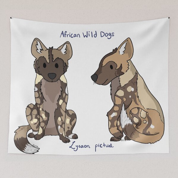 Item preview, African Wild Dogs designed and sold by Claire Doodles.