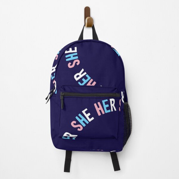 Item preview, SHE / HER trans LGBTQI pronouns trans pride colors designed and sold by incurablehippie.