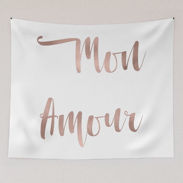 Aperçu de l'œuvre Mon Amour - or rose créée et vendue par peggieprints.